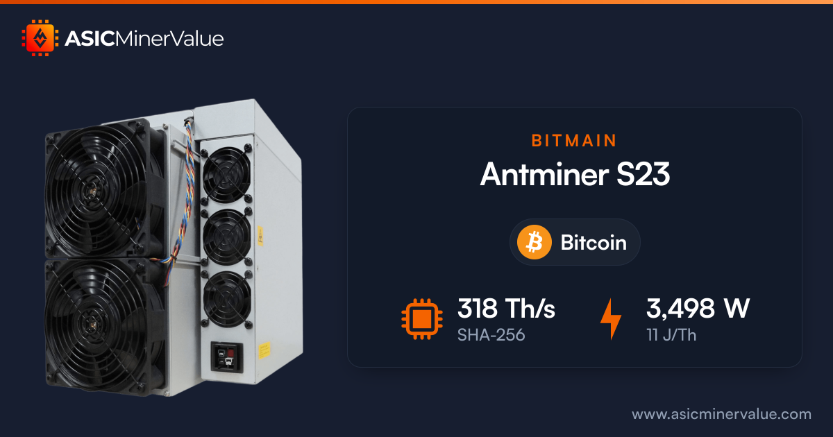 Bitmain Antminer S23 (318Th) kaufen: Preis, Verfügbarkeit und Lieferung ...